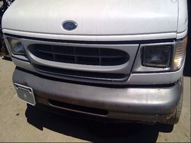 2002 FORD E350SD VAN, WHITE,  7.3L TURBO DIESEL, AT, 2WD,  F25138